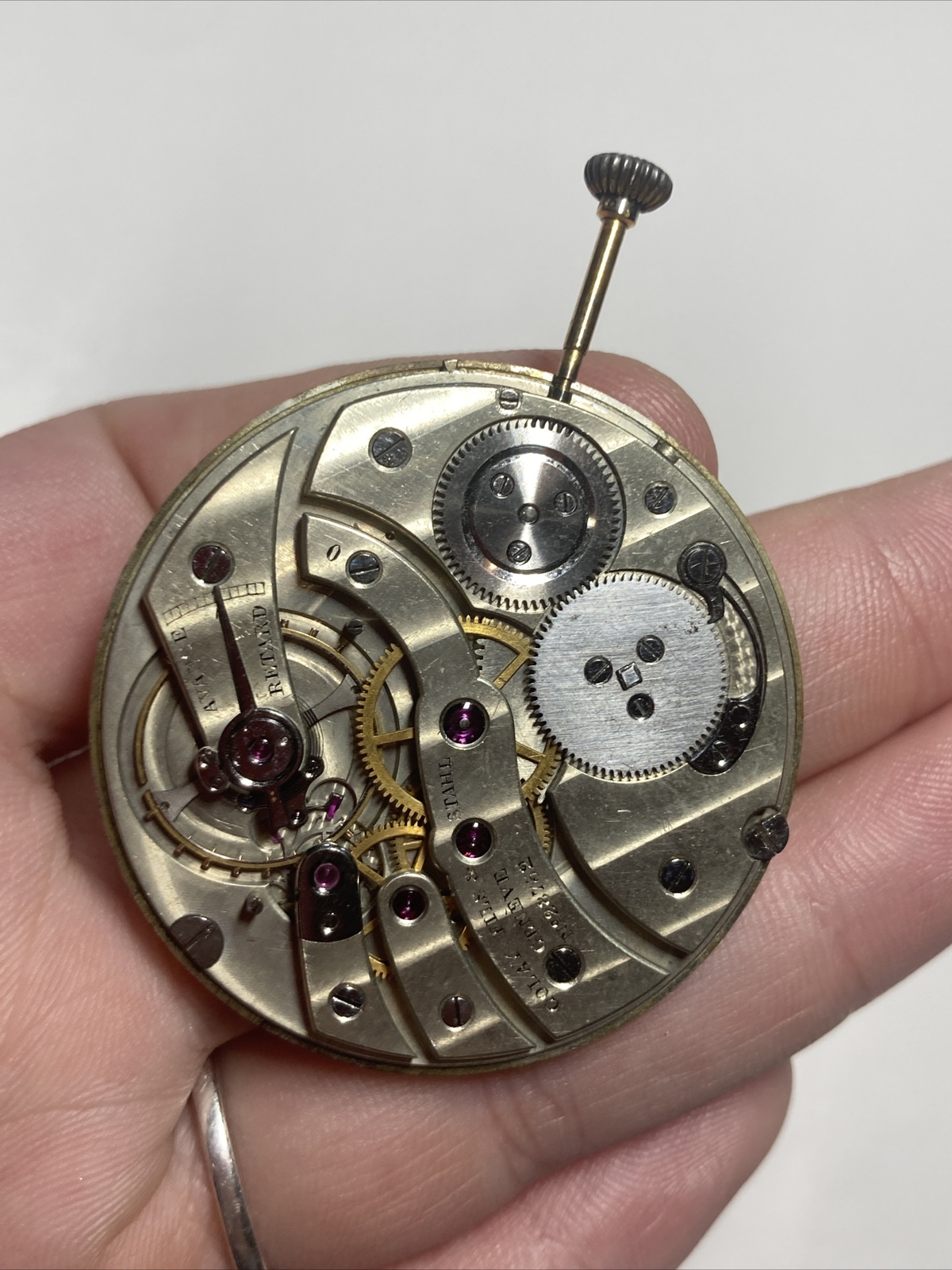 Collectible GOLAY FILS & STAHL Geneve Chronometer Ultra Thin Pocketwatch Movt