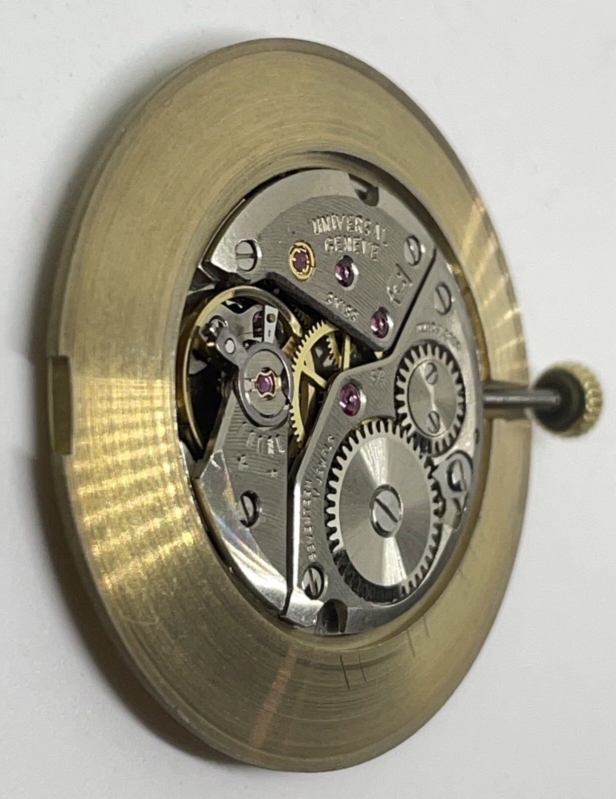 UNIVERSAL GENEVE MOVEMENT 17 Jewels Swiss Runs