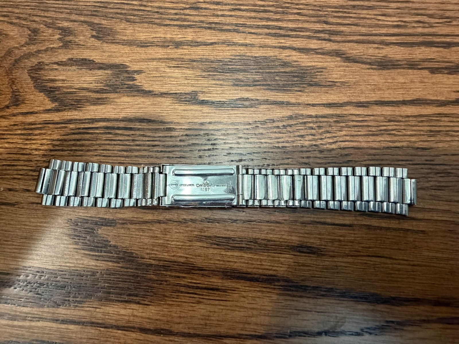 Vintage Omega Flat Link Bracelet 1065 Expandable 1/72, Speedmaster Seamaster