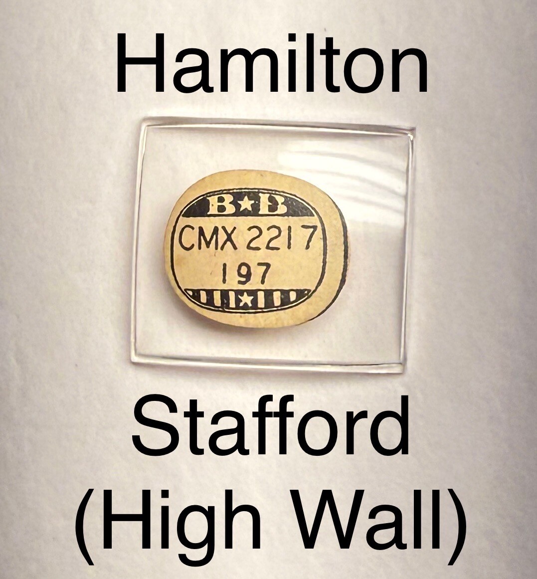 NOS Vintage 1950s Hamilton Stafford High Wall Glass Watch Crystal