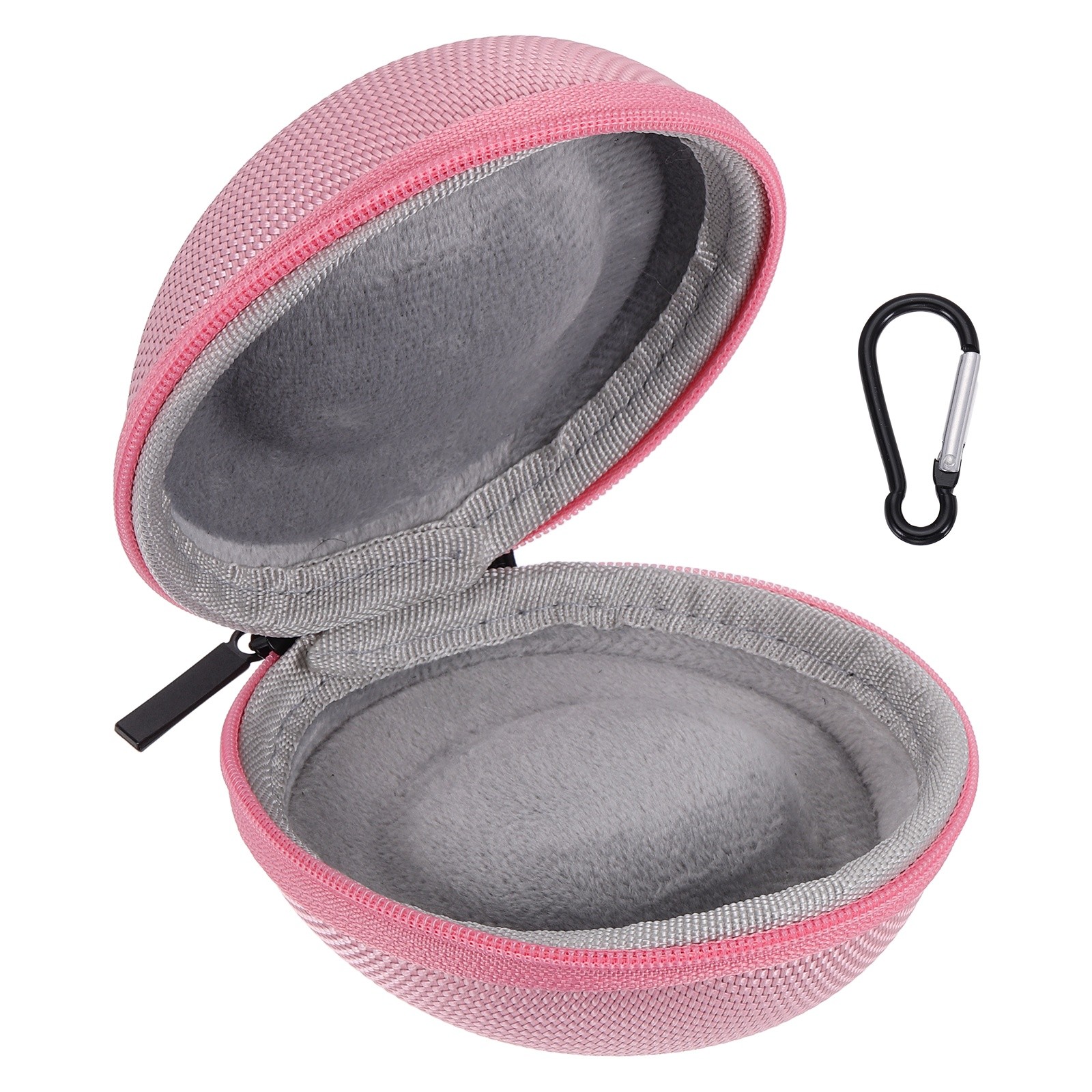 Watch Travel Case 1 Slot Oxford Watch Storage Box Up to 50mm / 2 Inch, Pink