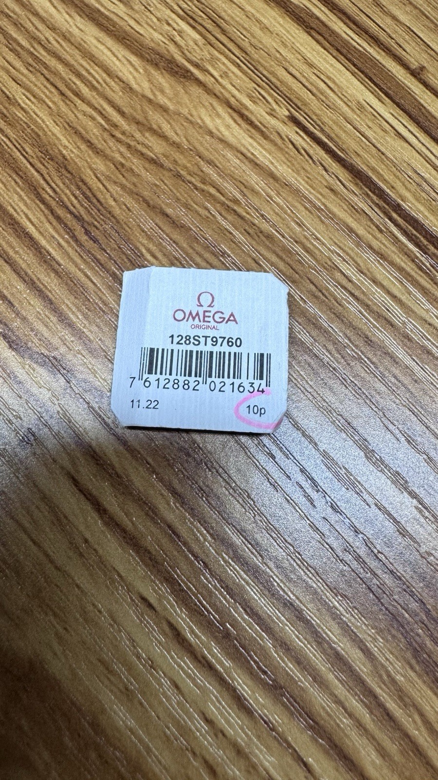 OMEGA Original steel pins 128ST9060 128ST9939 128ST9766 128ST9766 128ST9760