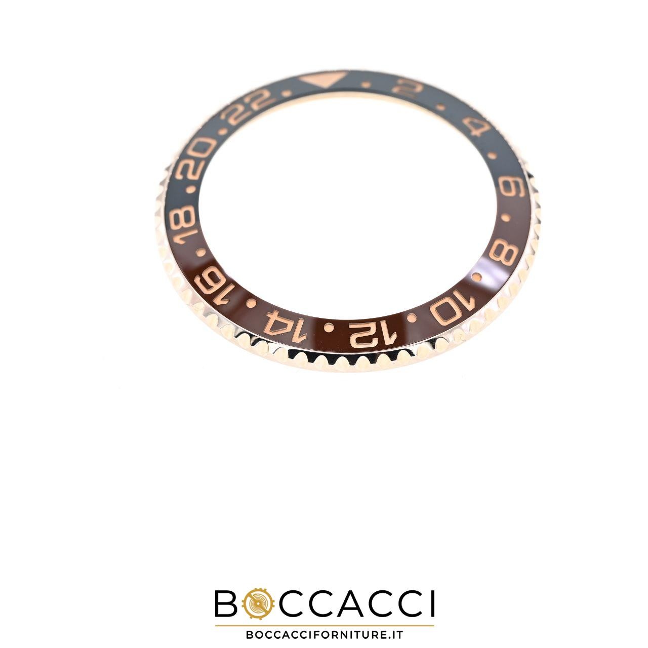 ROLEX Complete Rose Gold Bezel for Gmt-Master 2 Rootbeer 126715 (New) (EXCELL…