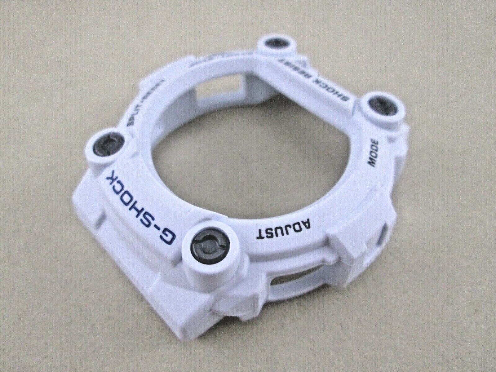 Casio G-Shock G-7900A white resin watch bezel & 4 grey plastic decorative screws