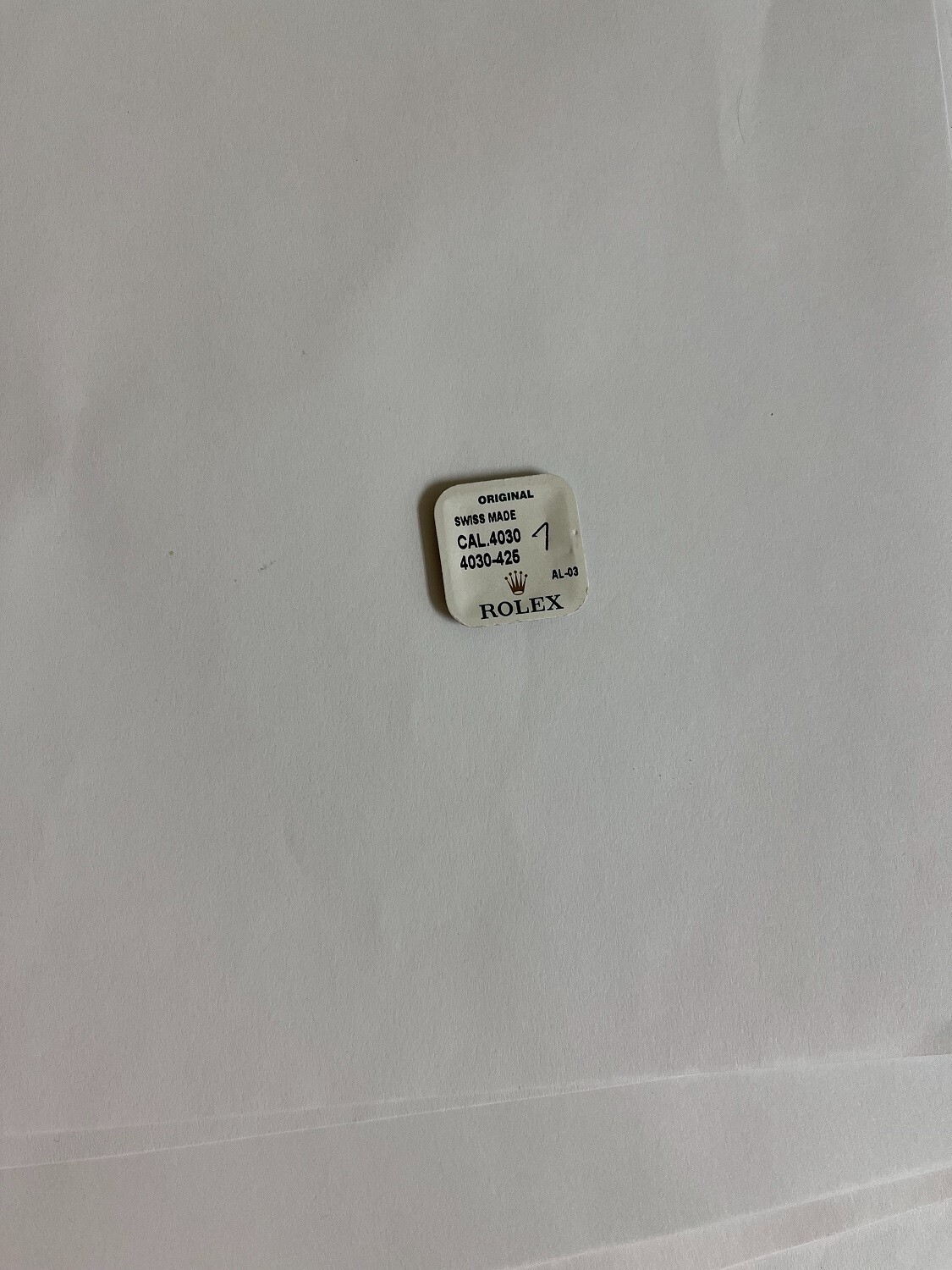 Genuine Rolex Calibre 4030 Roller 4030-425 New Sealed Package