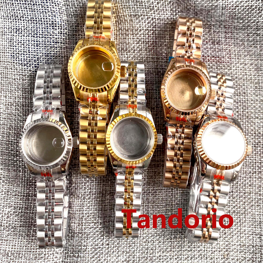 New 26mm 316L Stainless Steel Watch Case Fit Japan NH05A NH06A For Ladies Watch