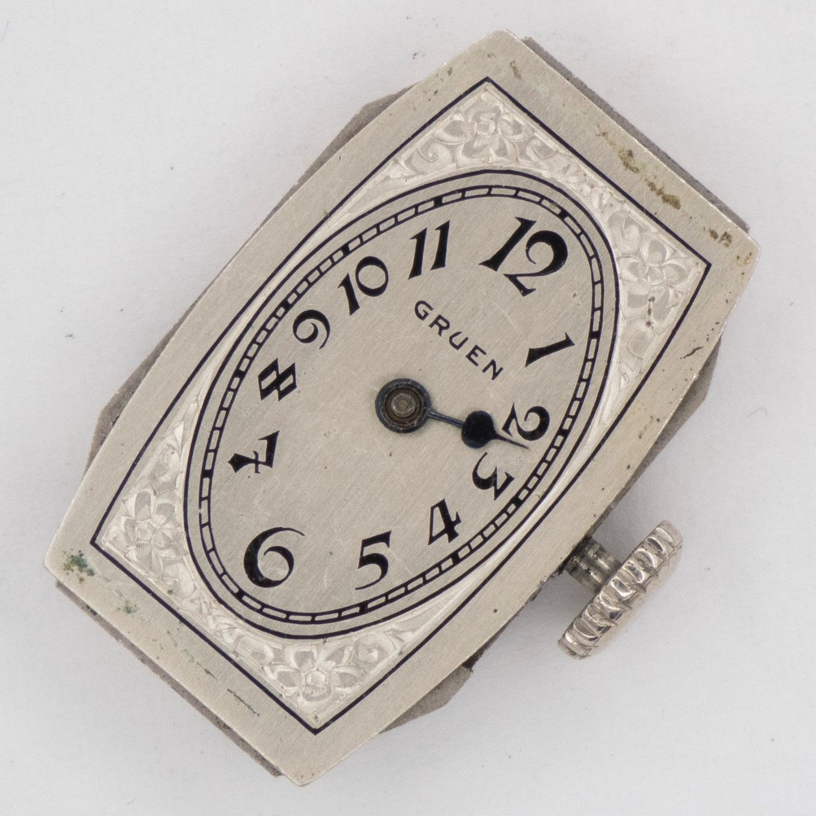 Vintage Gruen Caliber 153 15-Jewel Wristwatch Movement, Runs