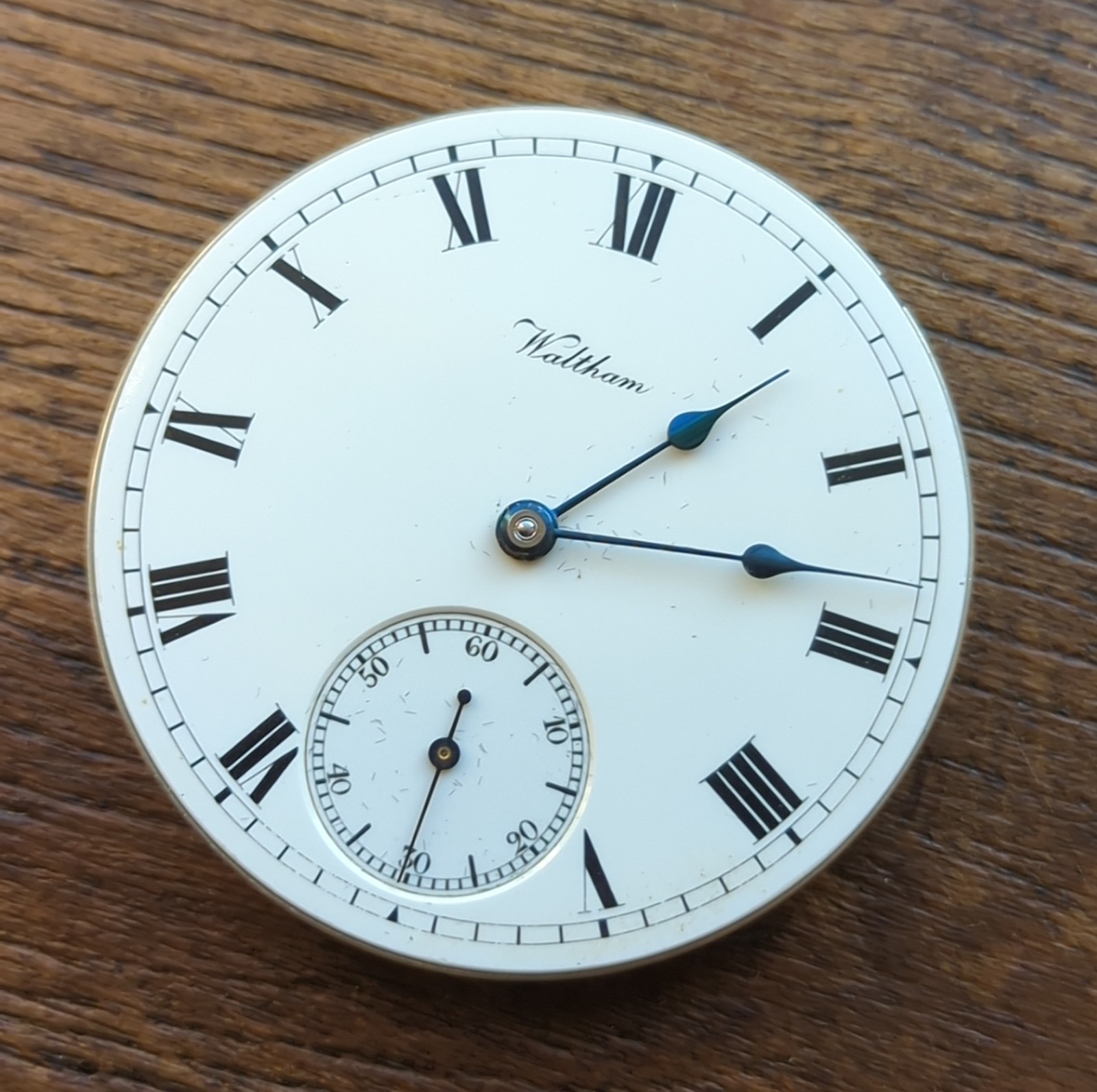 Waltham Vanguard 23J 5 Pos. 1899 Pocket Watch Movement, Ticking (G73)