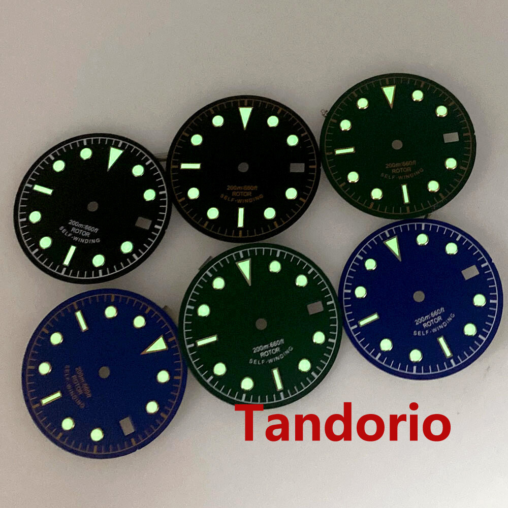 30.4mm Men Watch Dial Fit NH35 NH36 7s26 ETA 2836 2824 PT5000 Automatic Movement