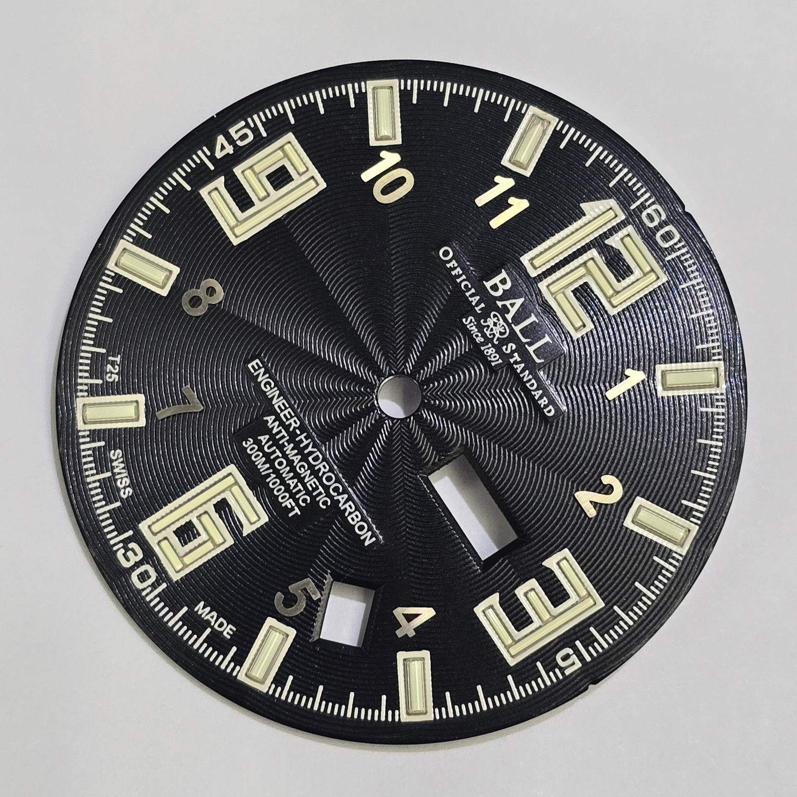 BALL HYDROCARBON ENGINEER DM1036A MAD COW BLACK DIAL 31 MM (NOS & GENUINE)