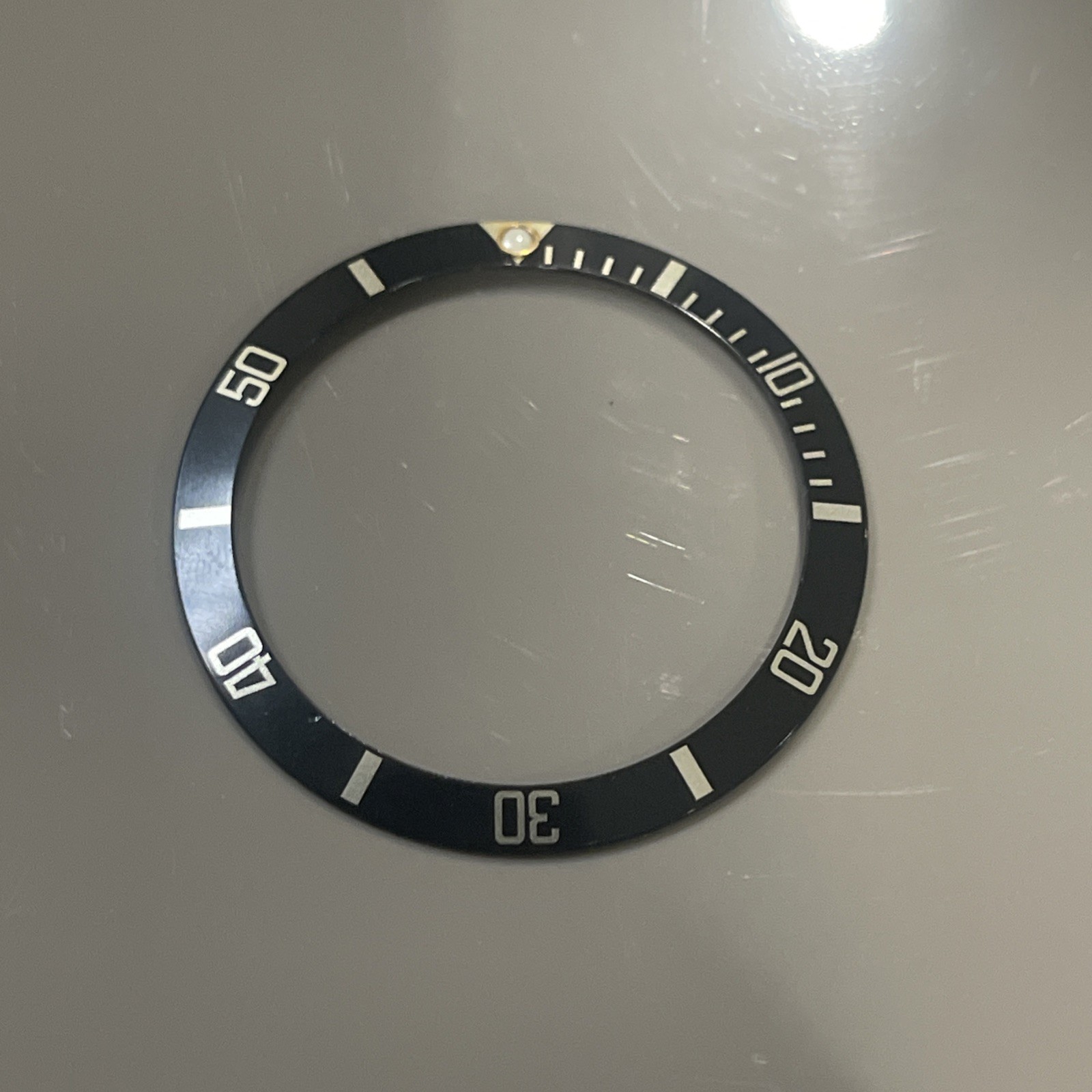 Rolex Submariner 16613 16803 16618 Black & 18k Gold Luminous Watch Insert Bezel