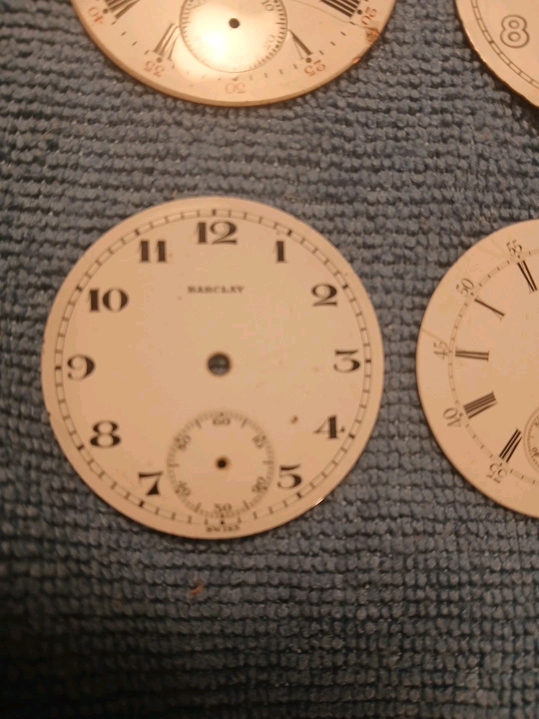 Lot Of 9~Watch Face~Barclay/Cervantes/Medina/Hamilton/Magnin/Trans Pacific/Gruen