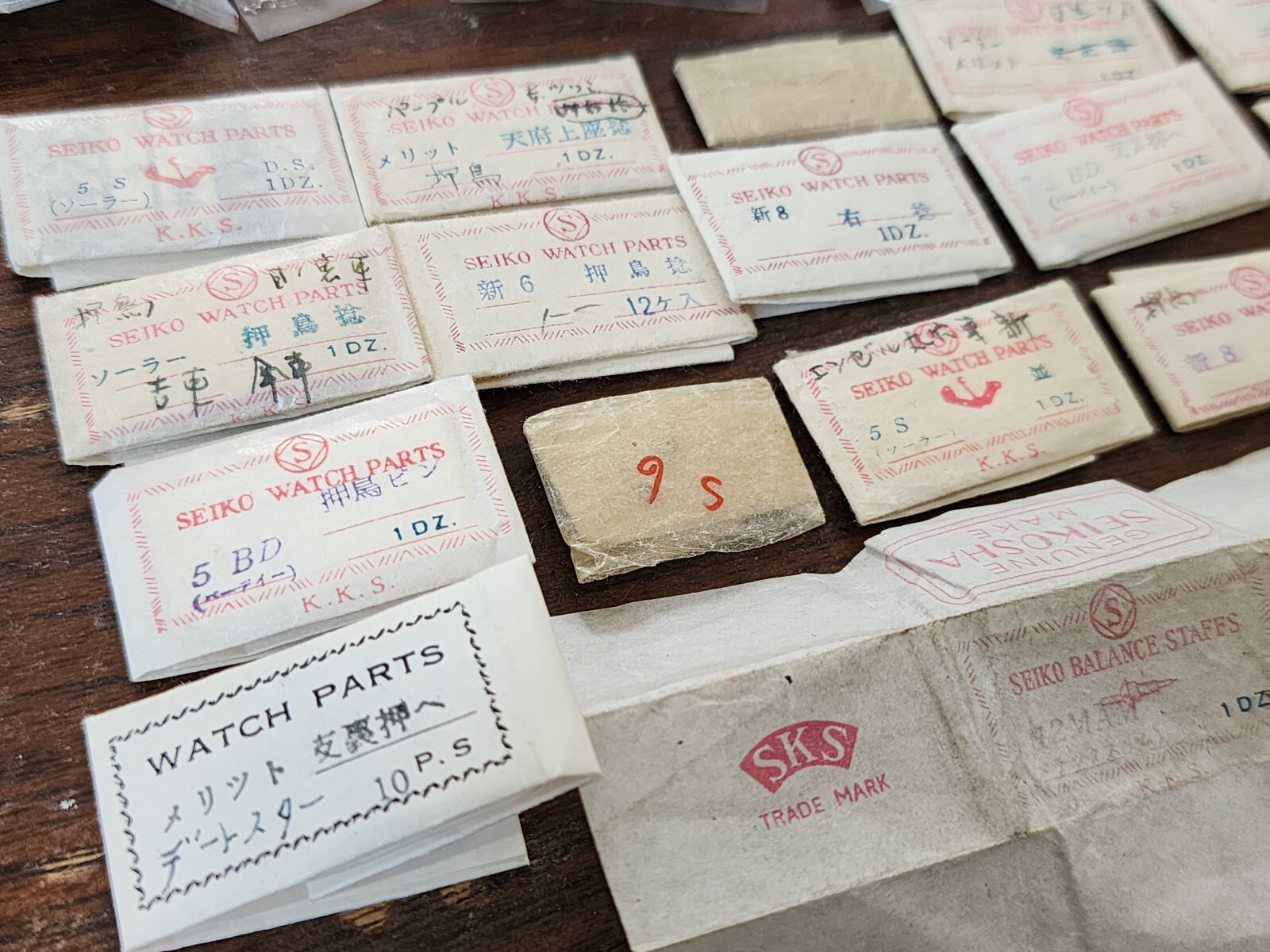 Large Assorted Seiko Seikosha Parts Lot Watchmaker Unsorted 1960 1970 1980 2