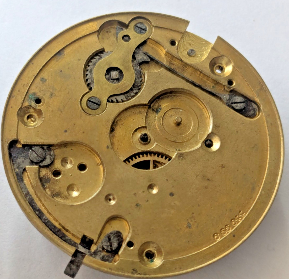 4x Disassembled English Pocket Watch Movements Parts Lot (Samuel, Fattorini) el4