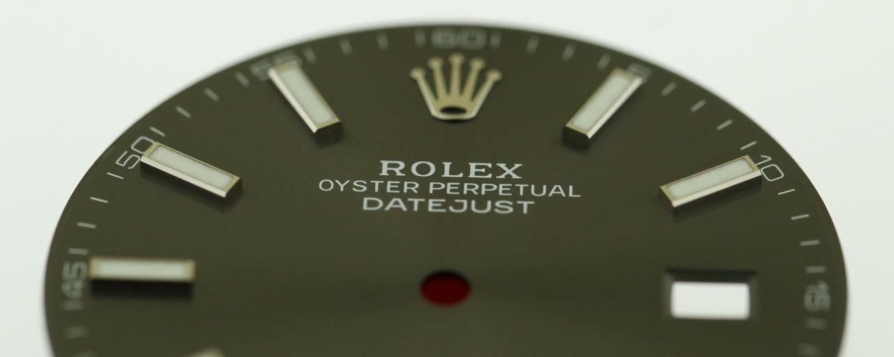 Original Men’s Rolex Datejust 41 126334, 126300 Charcoal Stick Dial S/S #L11