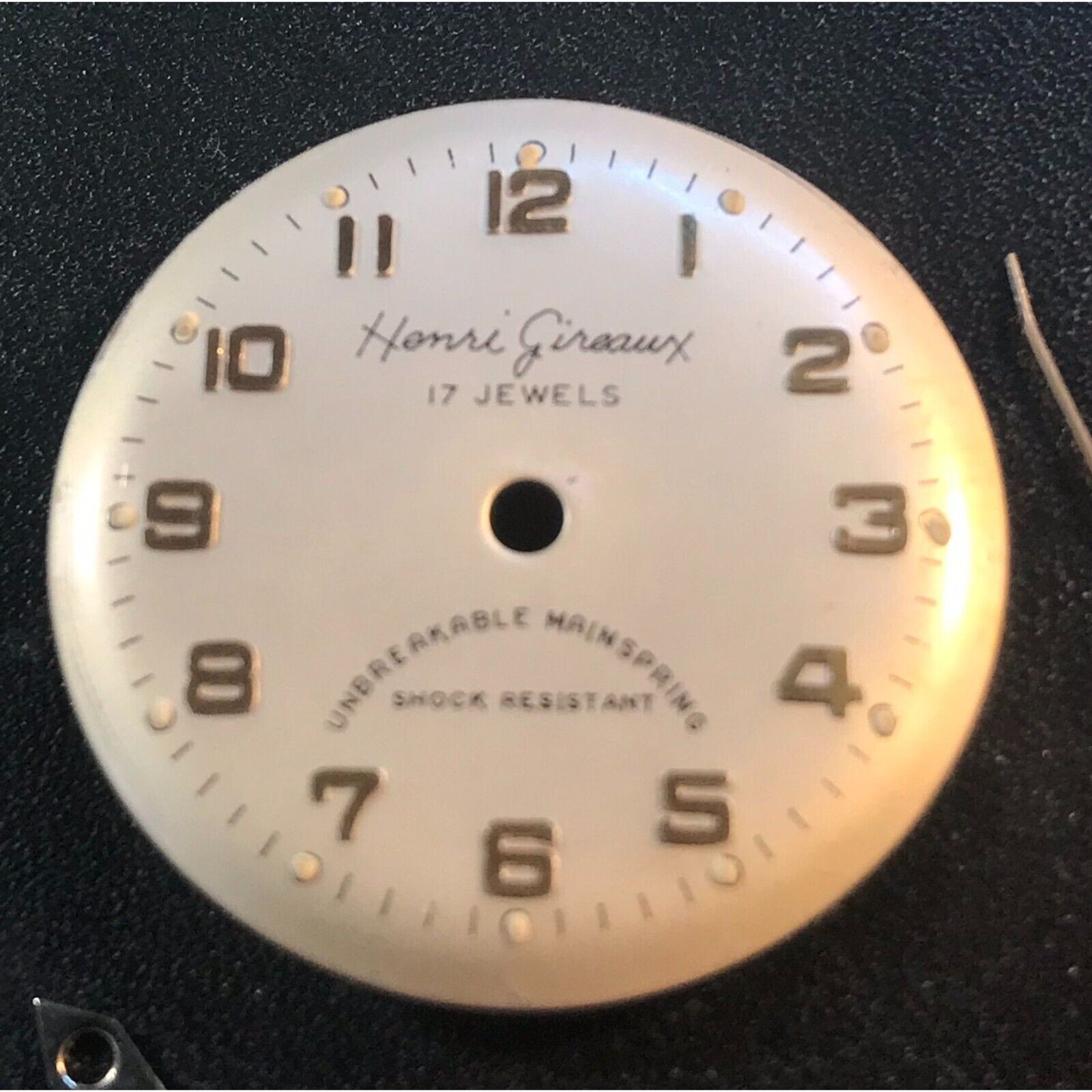 Henri Gireaux Watch Dial & Hands 1960’s