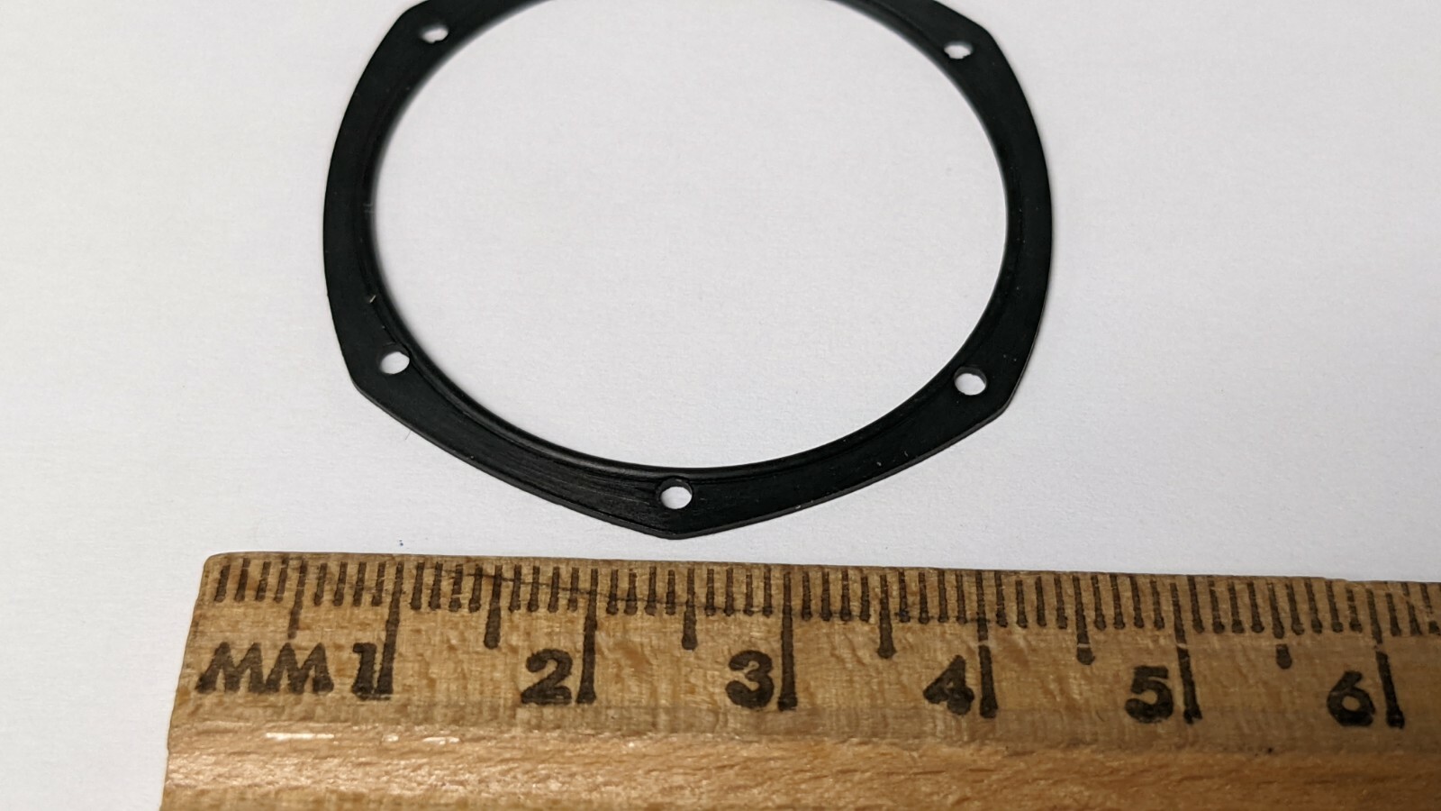 Large Ebel gasket bezel black plastic 0137L83/540. approx 43.3mm diameter. apprx