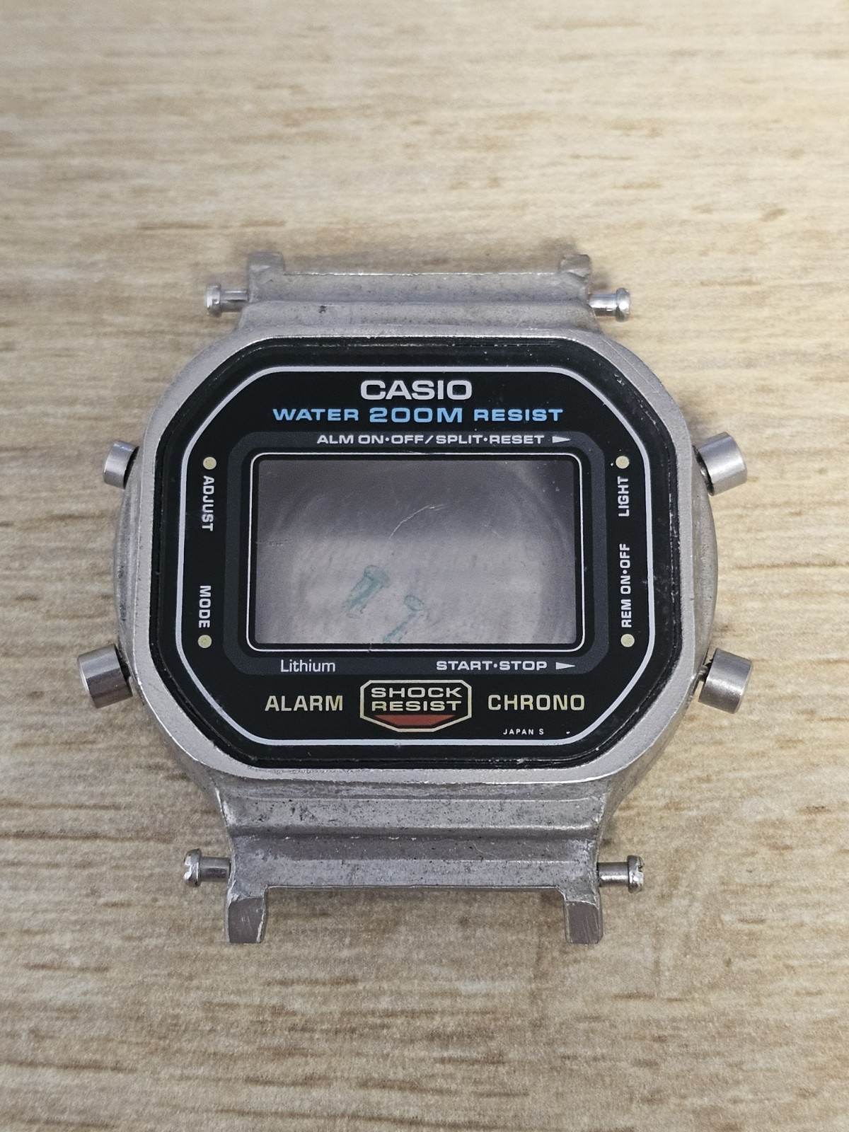 Vintage Casio G-Shock DW-5600C 901 Watch Case Only No Module No Bezel Japan Part