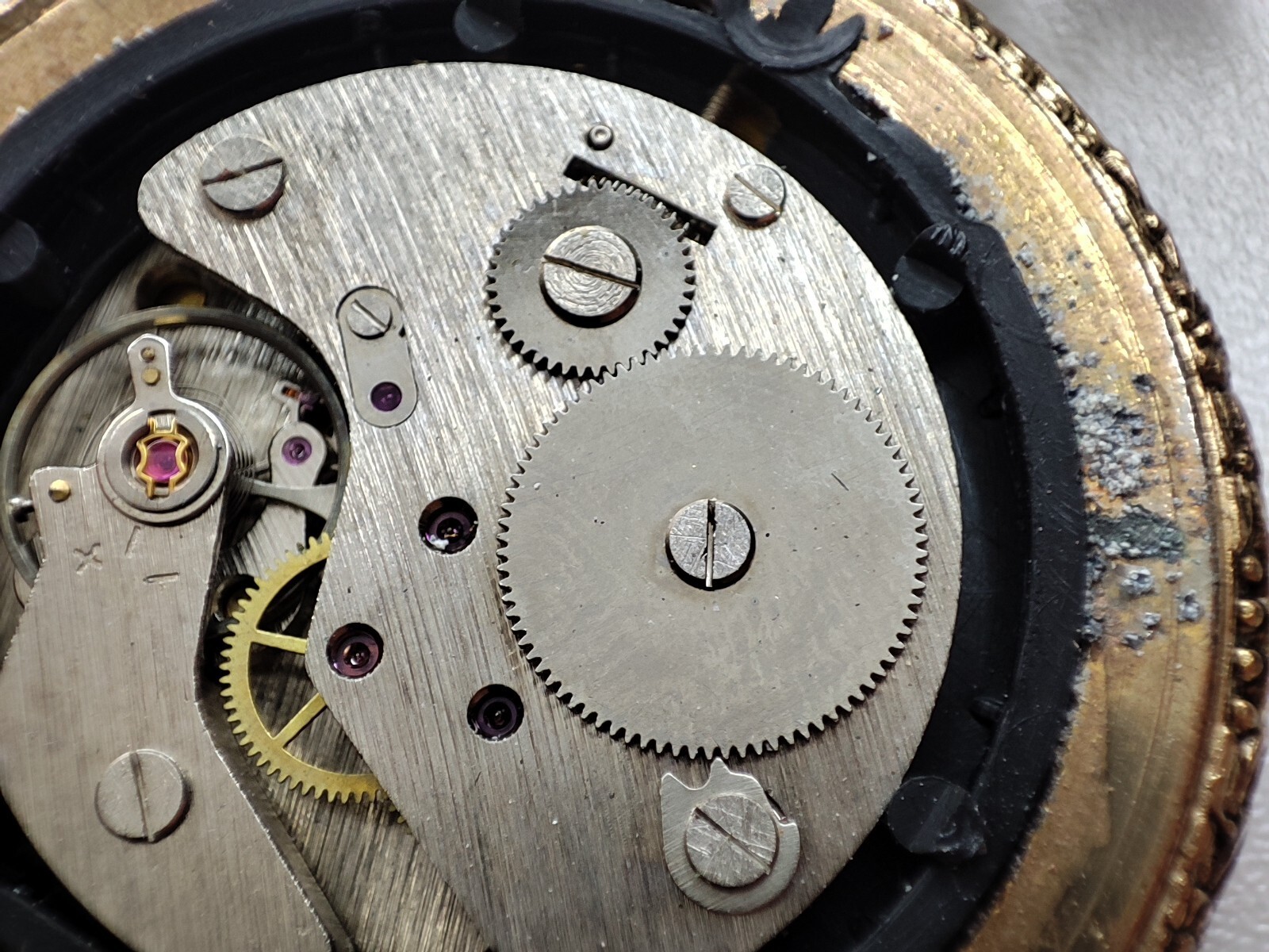 train pocket Watch Jean Paul – 46.5 mm for parts and spares