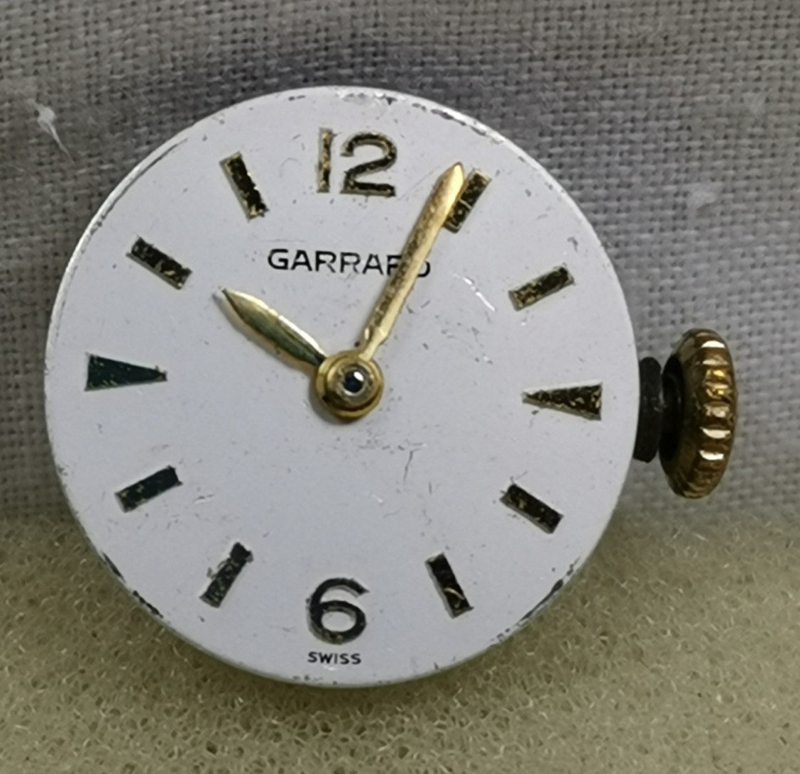 Garrard 21J Cal. ETA 2412 Swiss Wristwatch Movement Repair/Parts