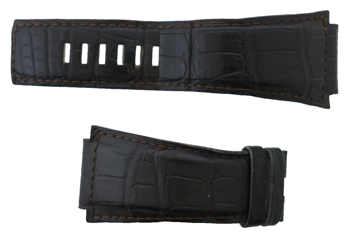 Bell & Ross Limited Edition BR01-9 Rose Gold Movement & Brown Alligator Band