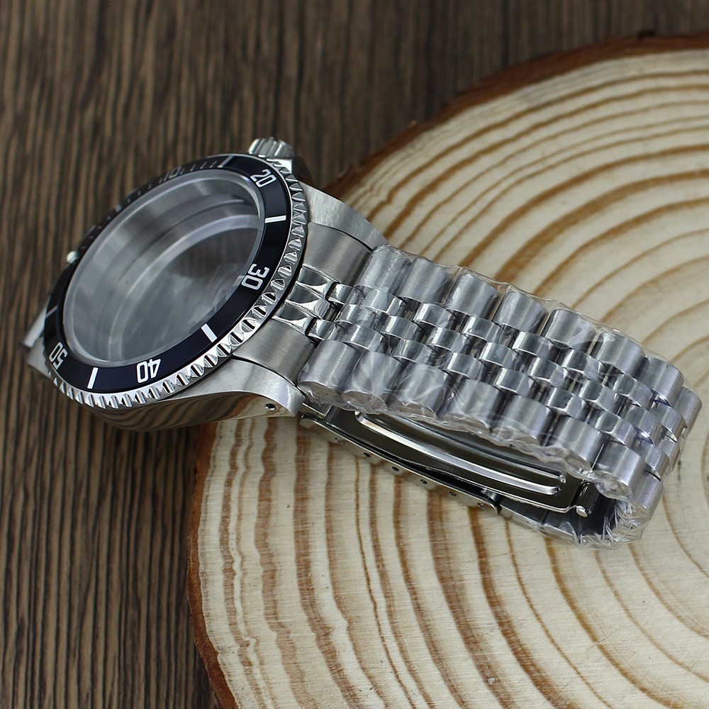 Modify SUB Mod 38mm Watch Case Strap Domed Acrylic Glass For Seiko NH35 36 NH38