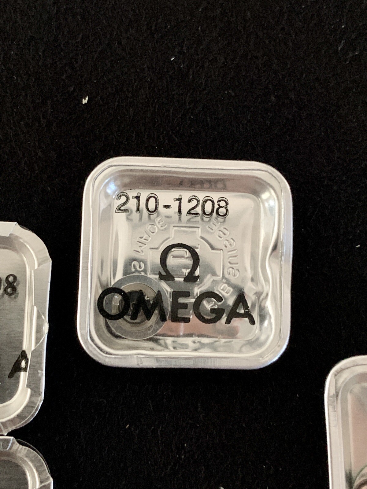 (1) One New Genuine Omega Mainspring Part # 1208 from Watchmaker’s Parts Stock
