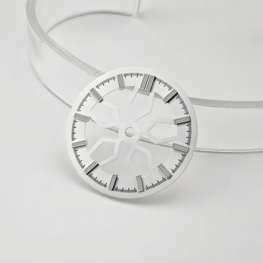 28.5mm NH35 Skeleton Dial Fit NH70 NH38 Openwork Mechanical Watch Part