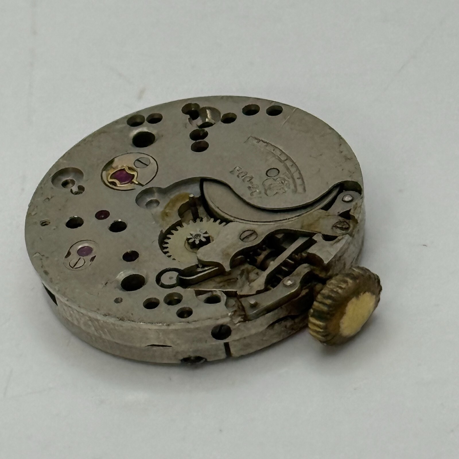 Unitas UT 200-2C1 Watch Movement Manual Wind Swiss Vintage Parts Repair 19.3mm