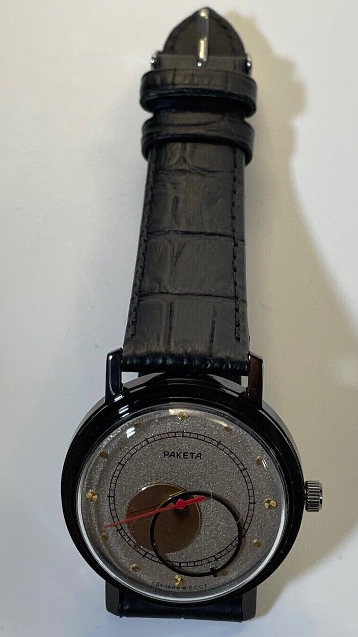 RAKETA KOPERNIK day 2609 H mechanism USSR new case steel mans