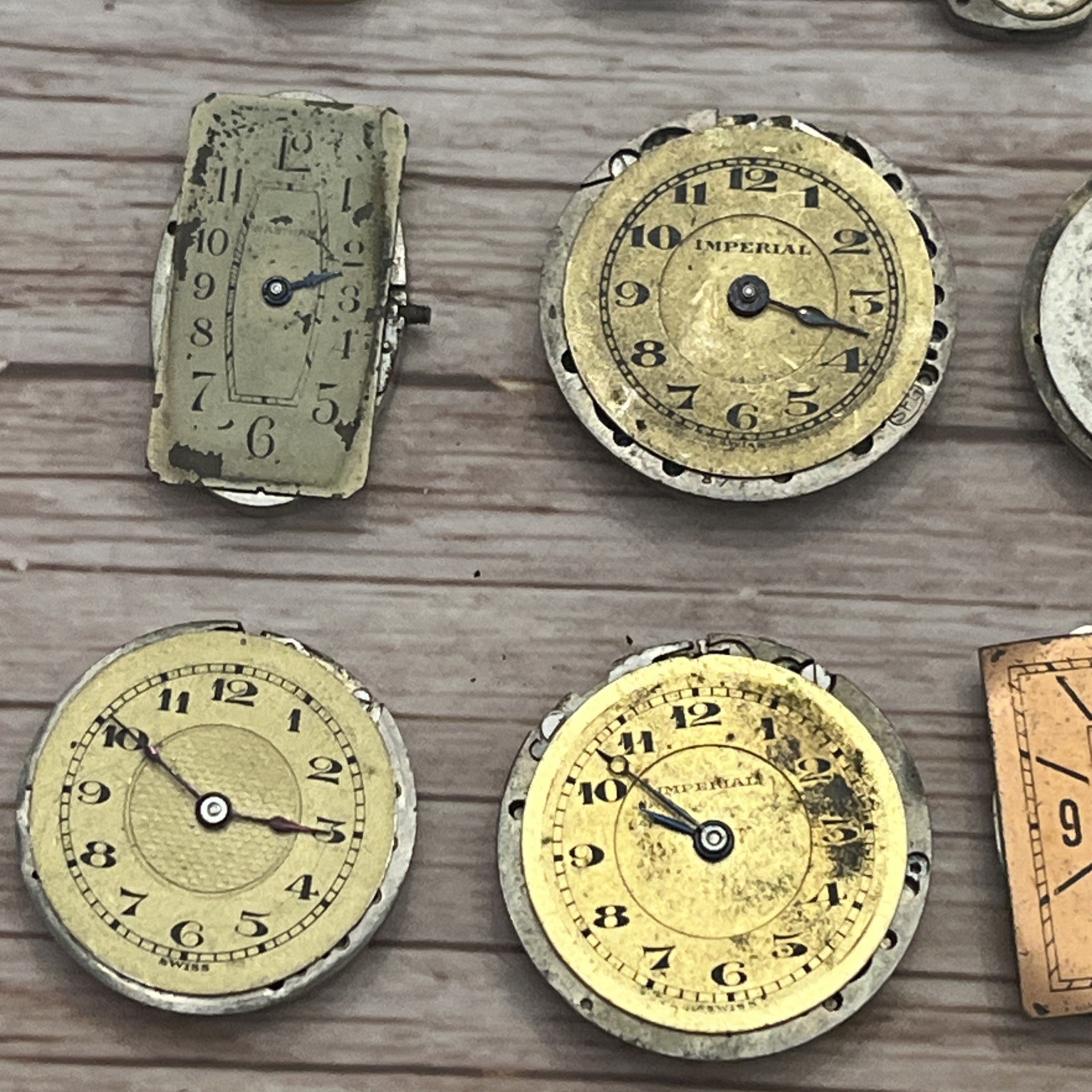 28x Lot Vintage Mechanical Watch Movements Watchmaker Bulova Elgin Gruen Benrus