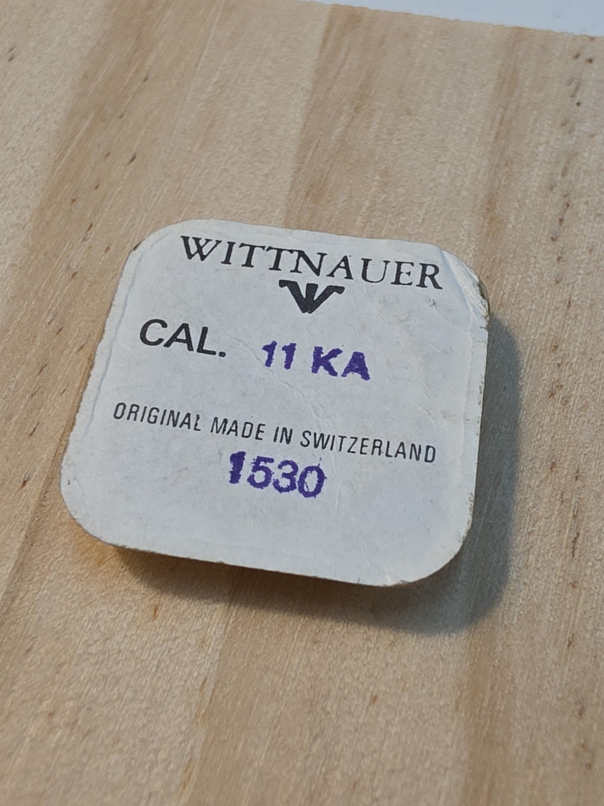 Vintage NOS Wittnauer Model 11KA P/N 1530 Pawl Wheel Parts Spares Repairs