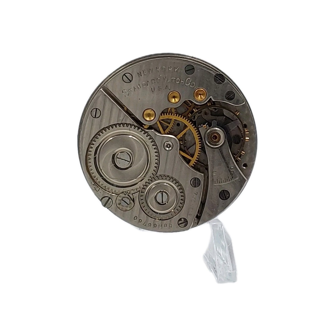 NY Standard 95 16s Movement Enamel Dial Hands Pocket Watch Parts Video 1877