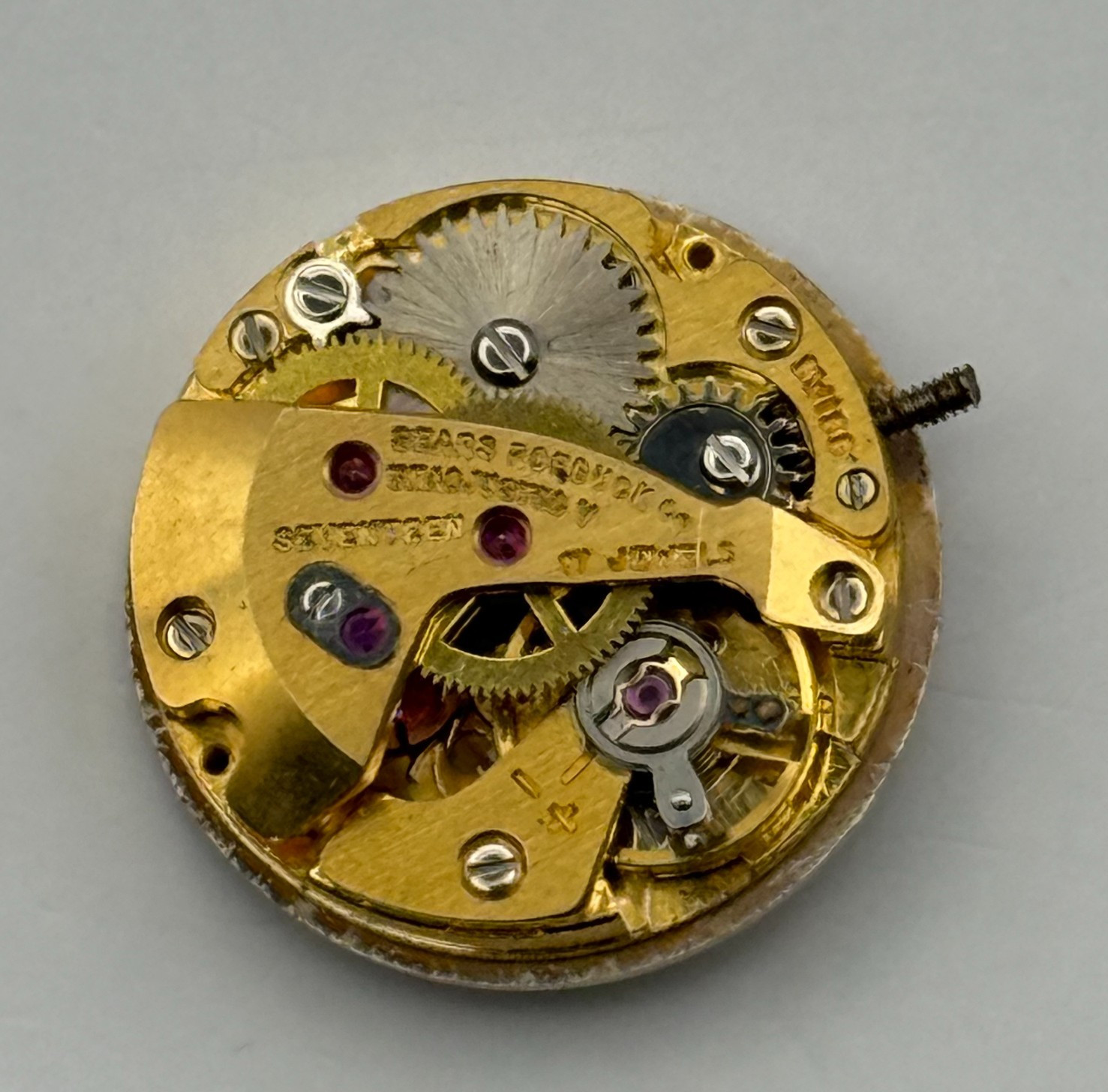 FHF 57-21 Fontainemelon Watch Movement Tradition 17 Jewels Swiss Parts 15.2mm