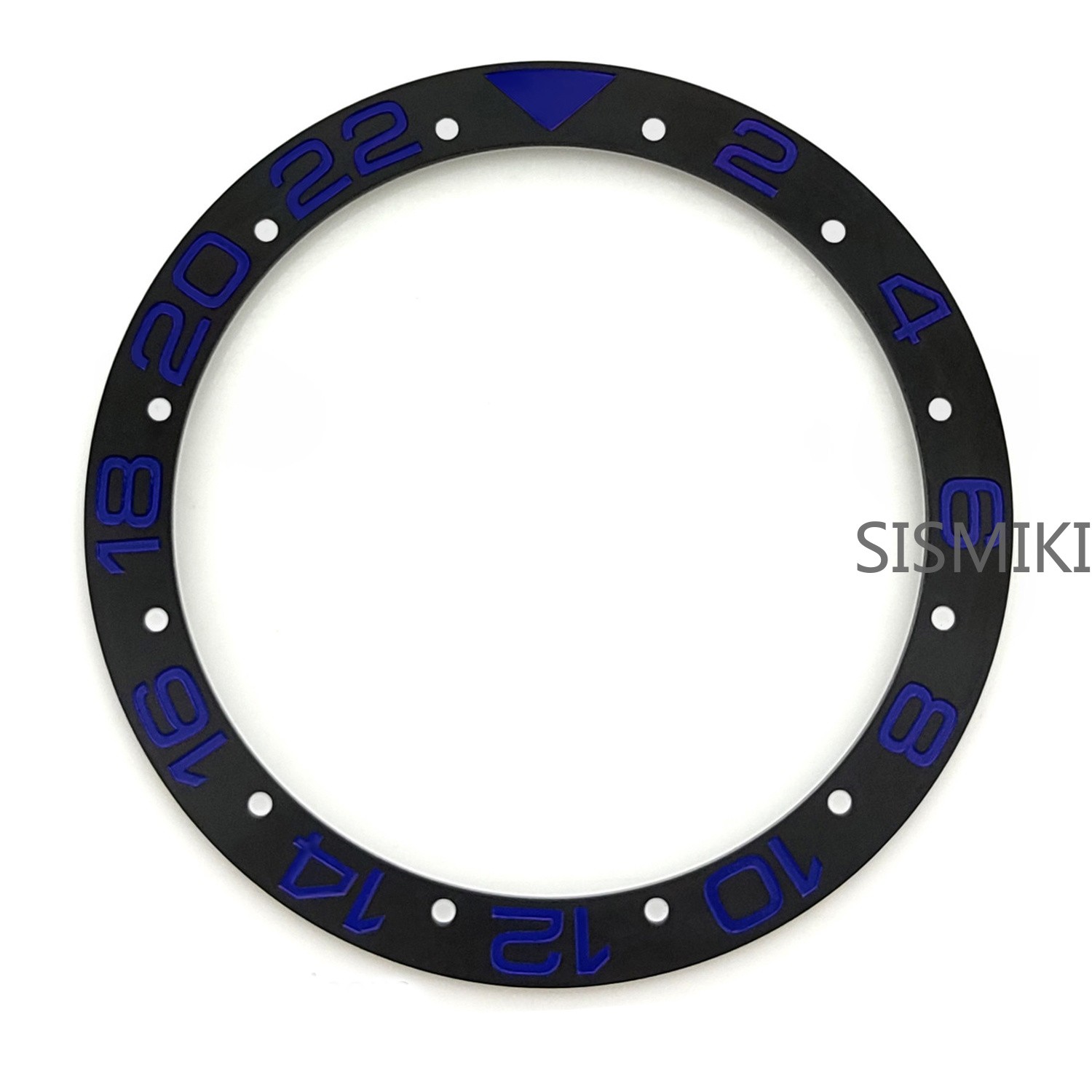 Sloped 38MM Black White Ceramic Watch Bezel Insert for GMT Sub Daytona SKX007