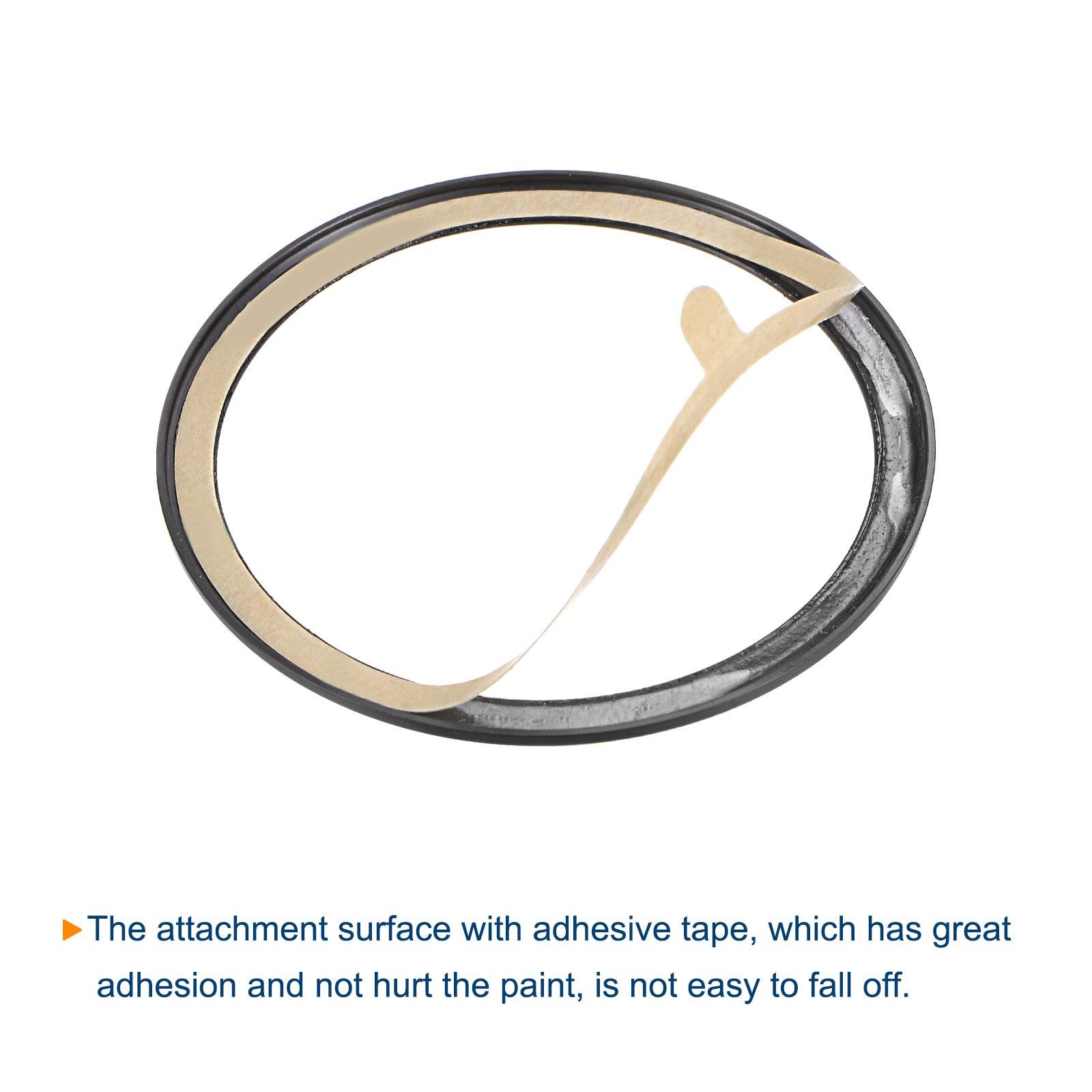 44mm Watch Bezel Ring Adhesive Cover Style B Anti-Scratch Protector Black