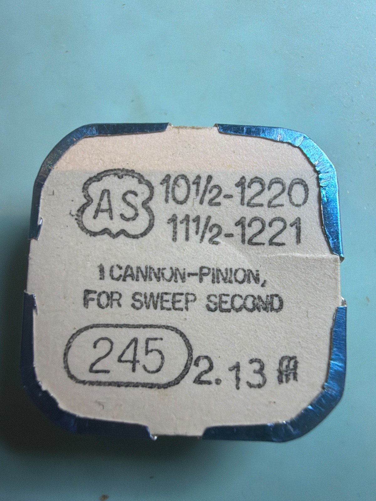 Watch Part #245 – NOS – Cannon Pinon for Sweep Second – Various Calibers