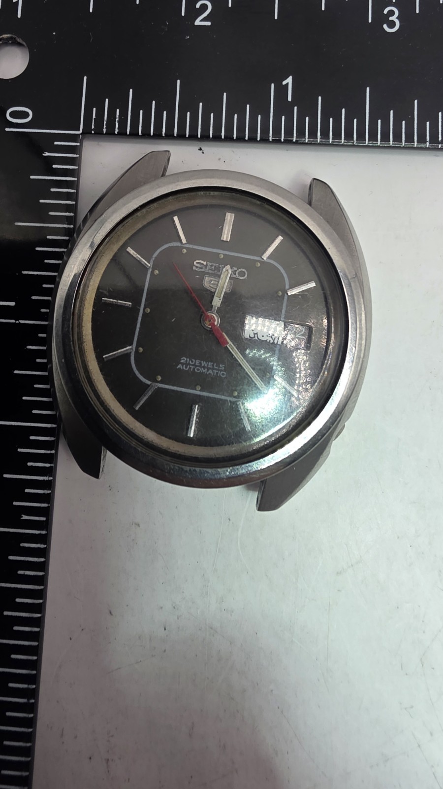 (6)Seiko 6119c movement & Cases. Most Run & Serviced In Good Condition Watch Lot