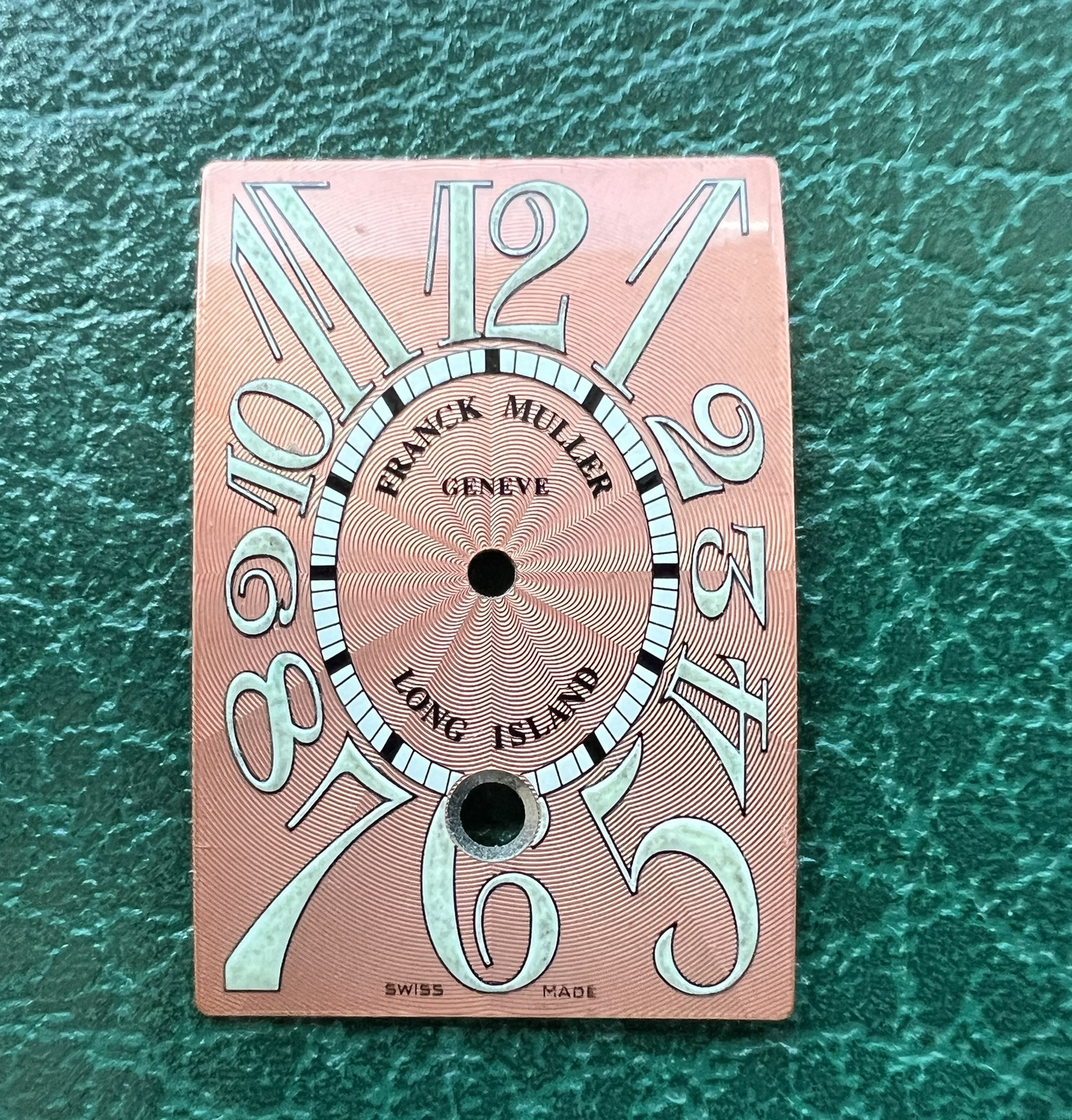 Authentic FRANK MULLER Long Island Salmon DIAL – 25.5mm x 37.7mm – OC#957