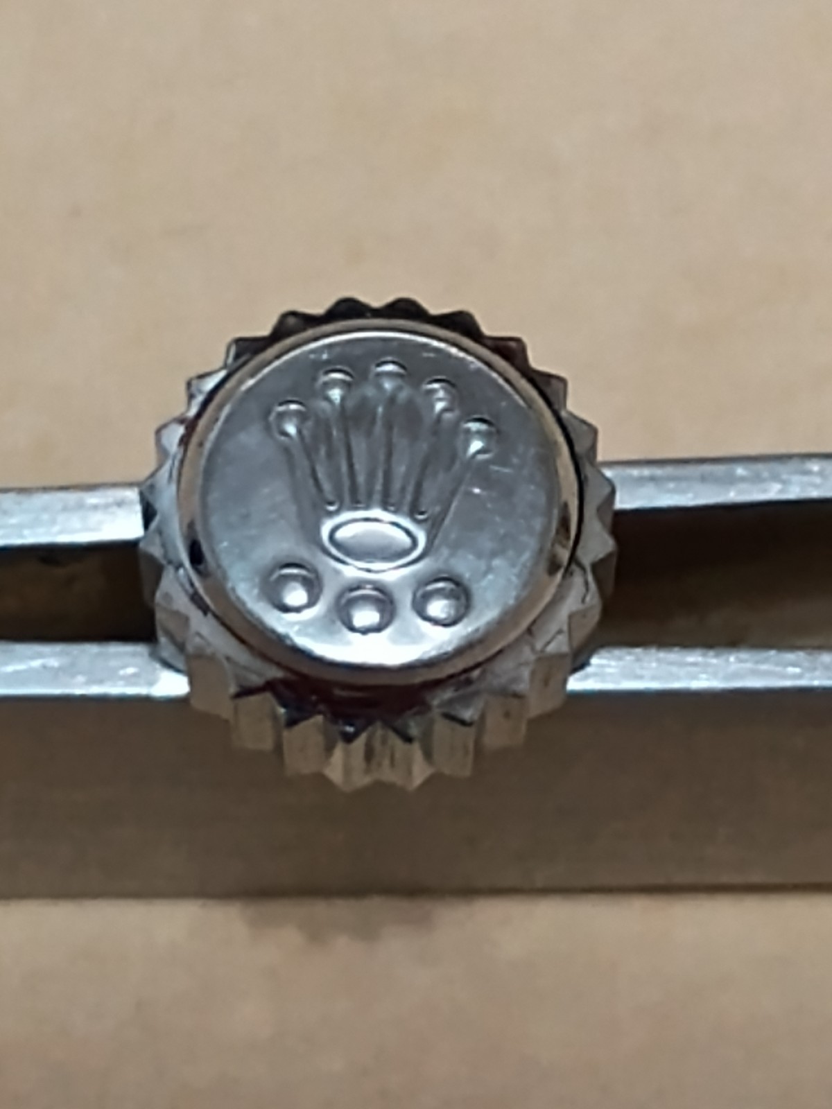 ROLEX GENUINE STAINLESS STEEL 8mm CROWN 24-802-0 FOR DEEPSEA 116660 / 126660.