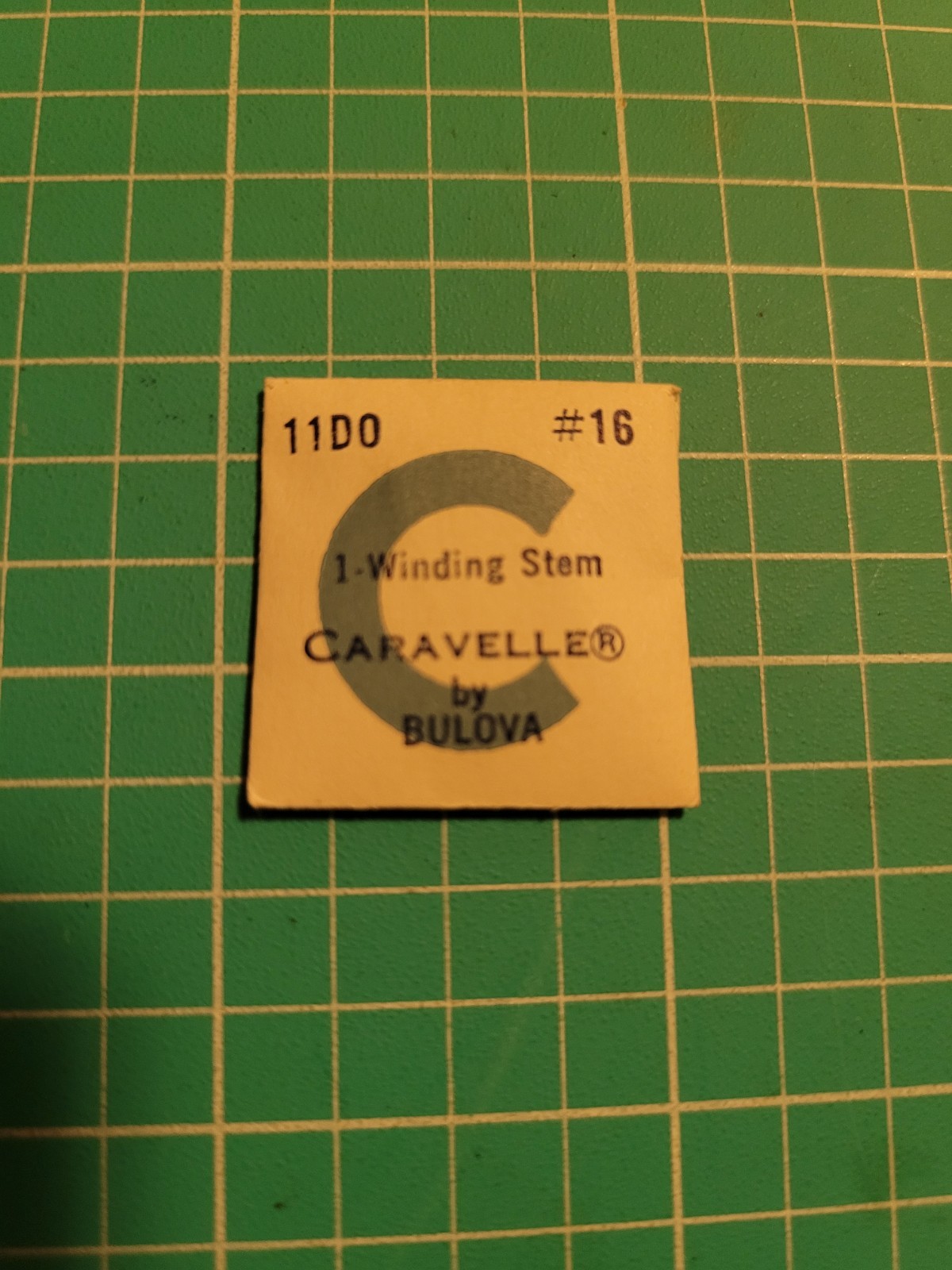 NOS NEW Genuine Bulova Caravelle Cal. 11DO # 16 Winding Stem Watch Part
