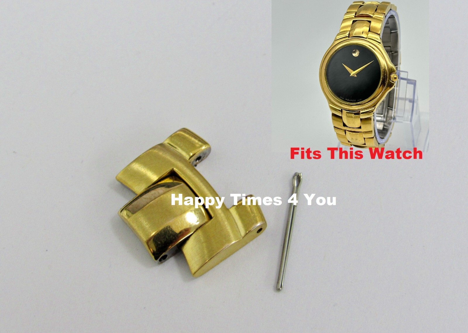 Movado Museum 88 E4 9881 Mens Gold Tone Watch Link