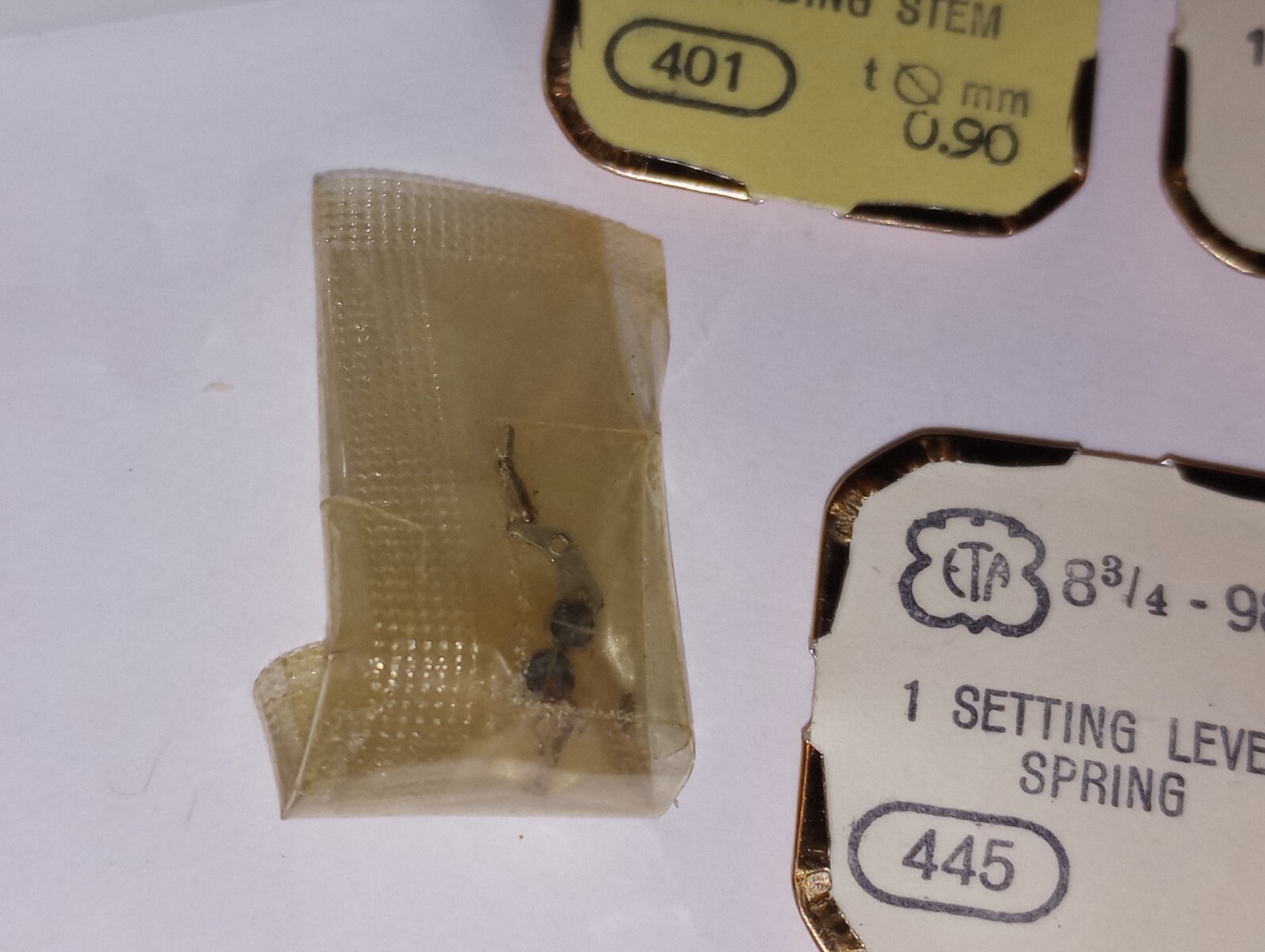 ETA 8-3/4-980 Part #’s 401, 407, 410, 445, 723 NOS (HC2)