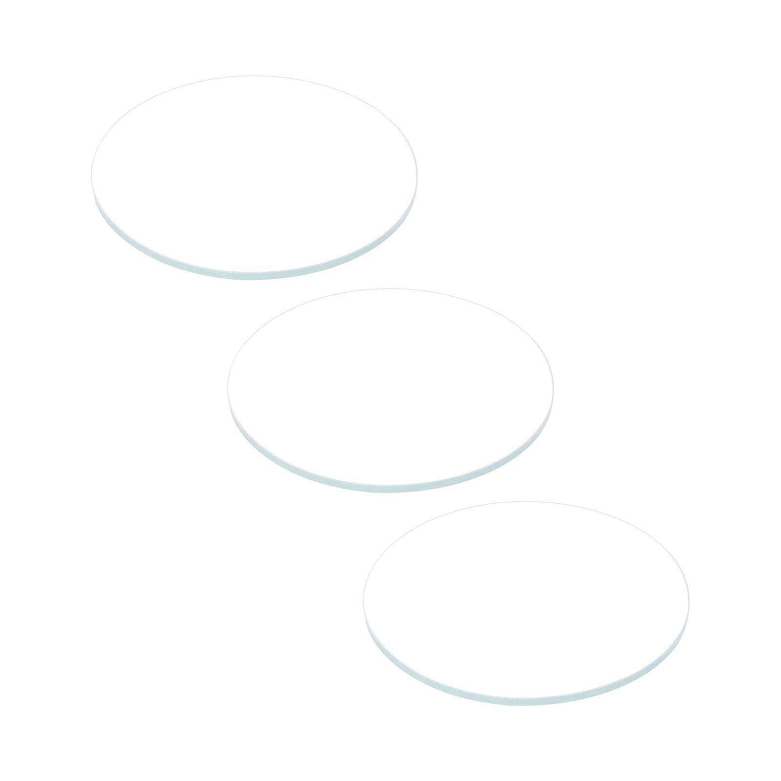 3pcs Watch Glass Crystal Lens 39mm Dia 1.1mm Thick Double Dome Watch Glass