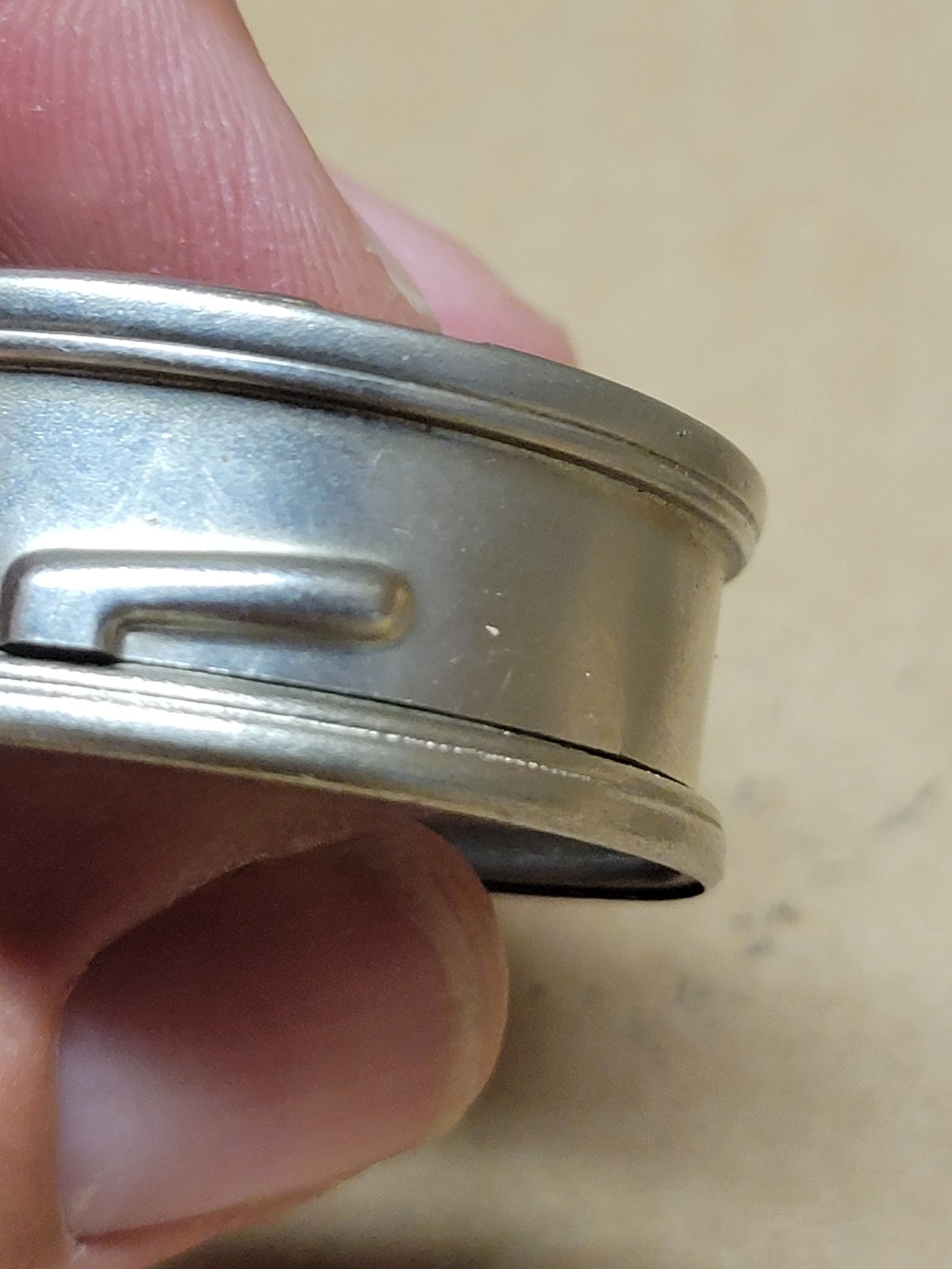 1 ILLINOIS Watch Company GLASS Movement Shipping Tin Container Case 12 Size Lt3