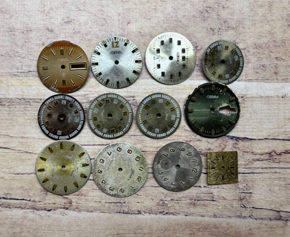 Dial for Soviet mechanical wristwatches of various types, Raketa and other USSR