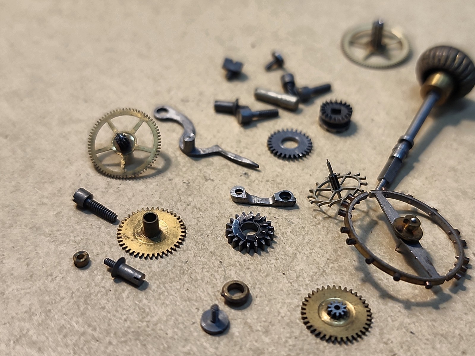 Lot Of Mixed Pocket Watch/Wristwatch Loose Parts