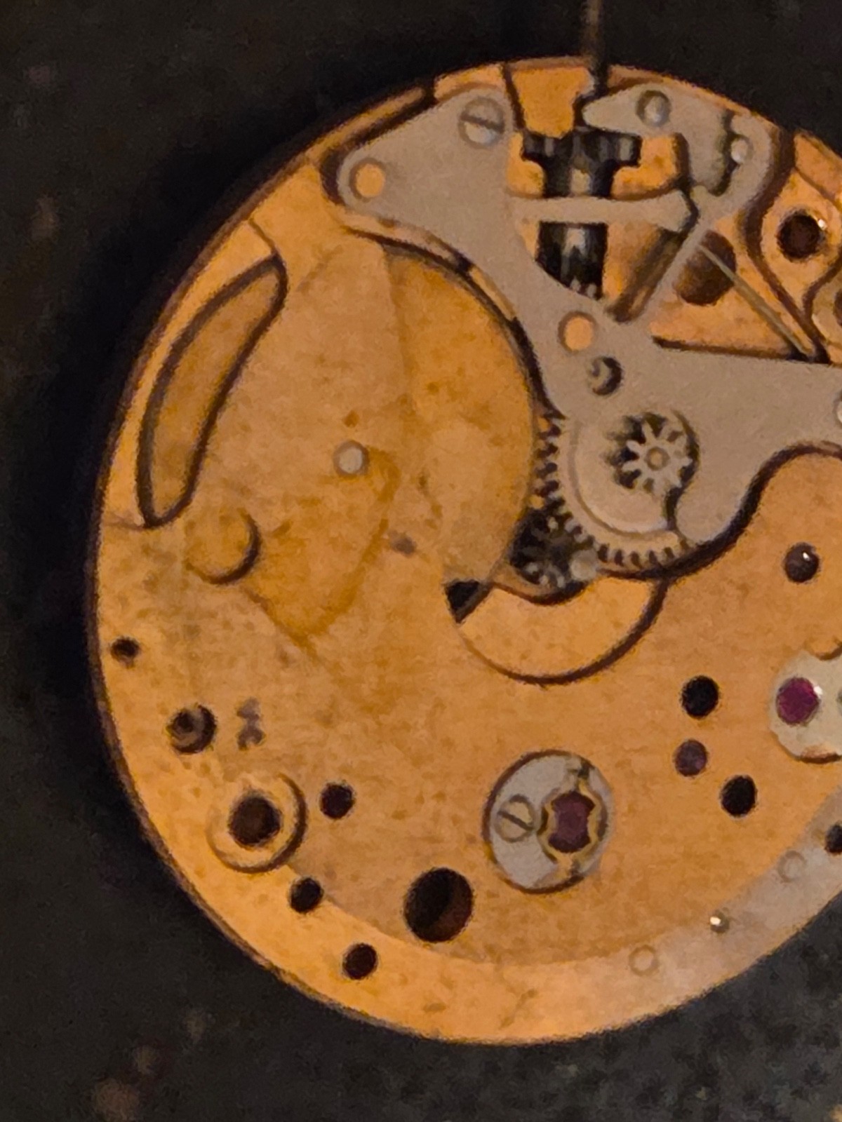 Two (2) Peseux 320 watch movements, Swiss. C. 1950’s.