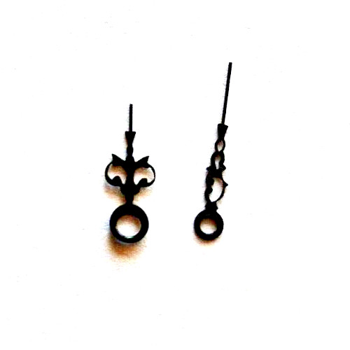 EB Bettlach 8800 HANDS, BLACK XV 130/180 12MM watch part #HAND N311