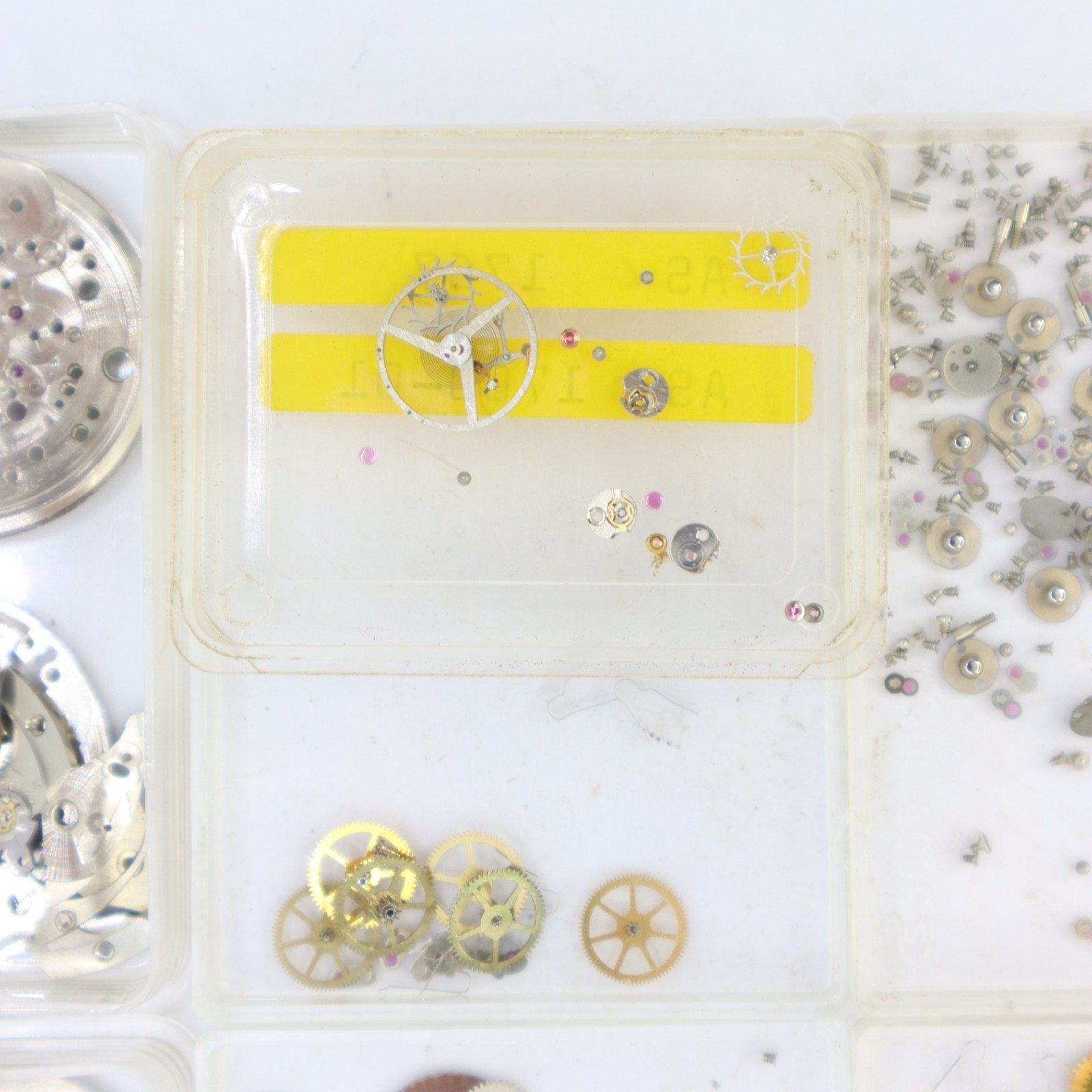 Assorted AS Cal. 1767 1700 1701 Automatic Watch Parts For Restoration Projects